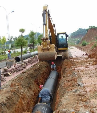 景德镇供水管网建设 新铺球墨铸铁管1.2万米主干管